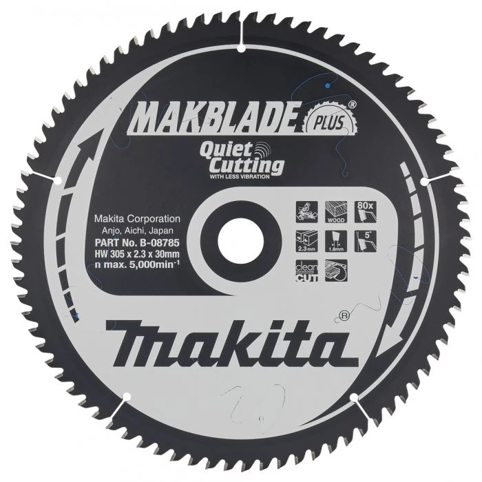 Makita B-08785 Afkortzaagblad Hout 1 Makita B-08785 Afkortzaagblad Hout