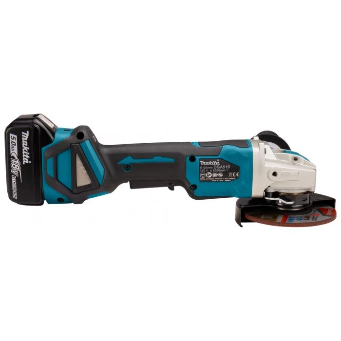 Makita DGA519RTJ 18 V Haakse Slijper 125 Mm X-LOCK 8 Makita DGA519RTJ 18 V Haakse Slijper 125 Mm X-LOCK - Afbeelding 8