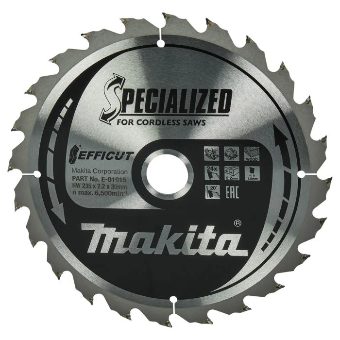 Makita E-01915 Cirkelzaagblad Hout 1 Makita E-01915 Cirkelzaagblad Hout