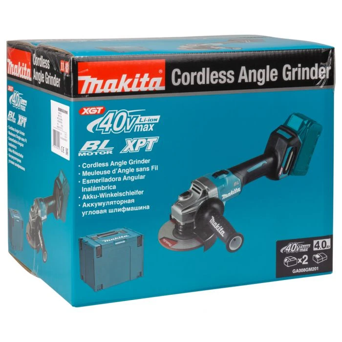 Makita GA008GM201 40 V Max Haakse Slijper 125 Mm 3 Makita GA008GM201 40 V Max Haakse Slijper 125 Mm - Afbeelding 3