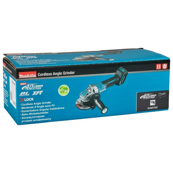 Makita GA047GM201 40 V Max Haakse Slijper 125 Mm X-LOCK 3 Makita GA047GM201 40 V Max Haakse Slijper 125 Mm X-LOCK - Afbeelding 3