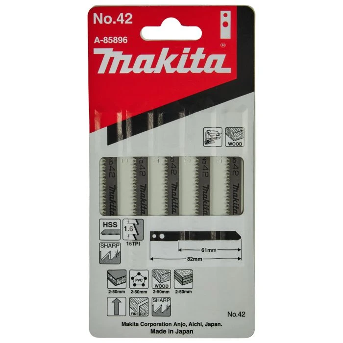 Makita A-85896 Decoupeerzaagblad NO42 4 Makita A-85896 Decoupeerzaagblad NO42 - Afbeelding 4