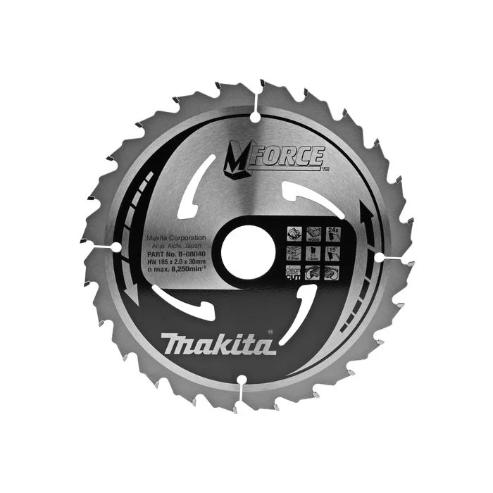 Makita B-08040 Zaagblad Hout 2 Makita B-08040 Zaagblad Hout - Afbeelding 2
