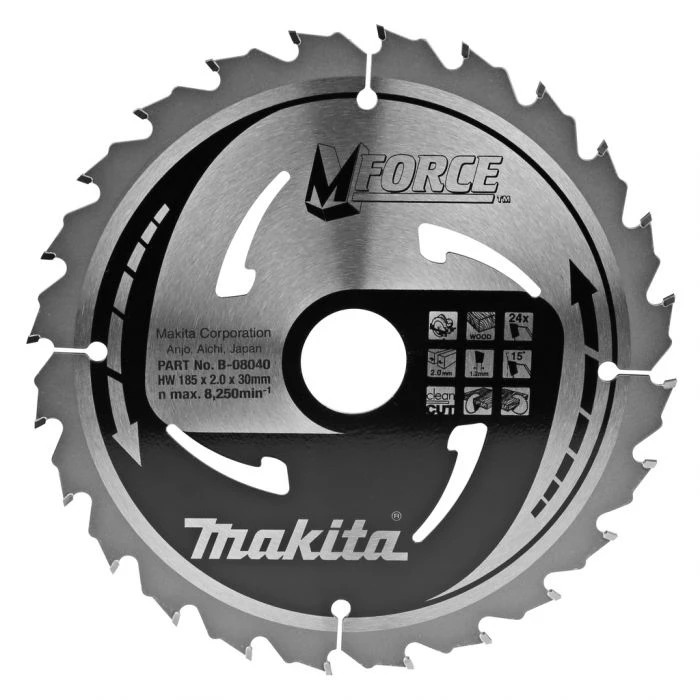 Makita B-08040 Zaagblad Hout 1 Makita B-08040 Zaagblad Hout
