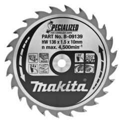Makita B-09139 Cirkelzaagblad Hout