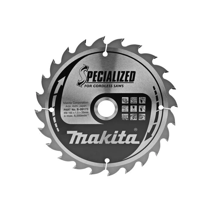 Makita B-09173 Cirkelzaagblad Hout 2 Makita B-09173 Cirkelzaagblad Hout - Afbeelding 2