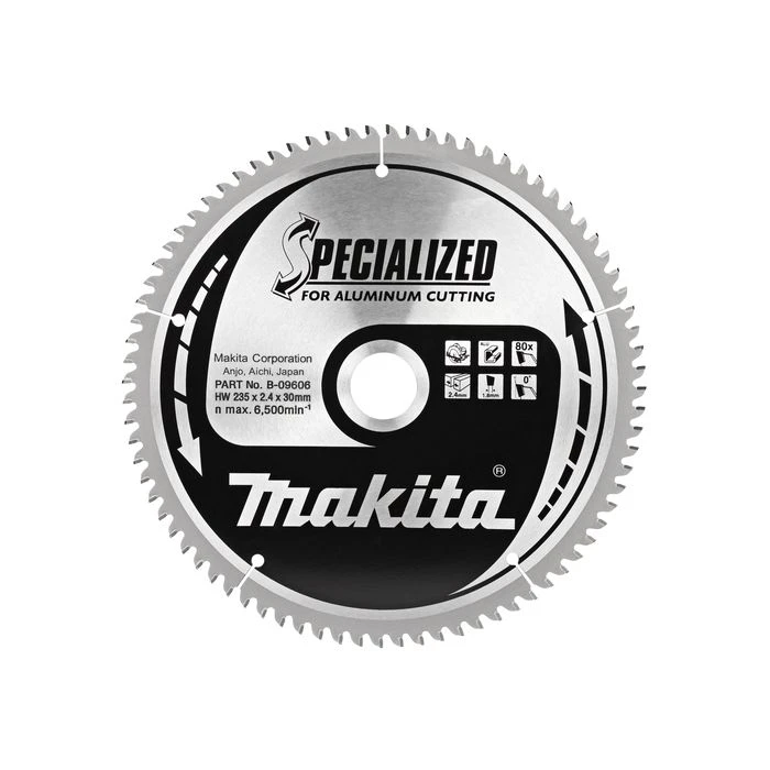 Makita B-09606 Cirkelzaagblad Aluminium 2 Makita B-09606 Cirkelzaagblad Aluminium - Afbeelding 2