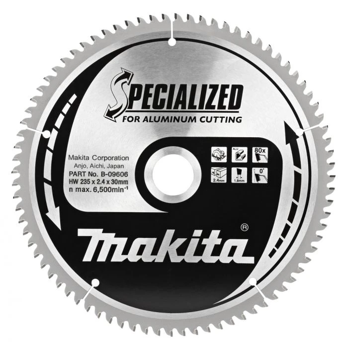 Makita B-09606 Cirkelzaagblad Aluminium 1 Makita B-09606 Cirkelzaagblad Aluminium