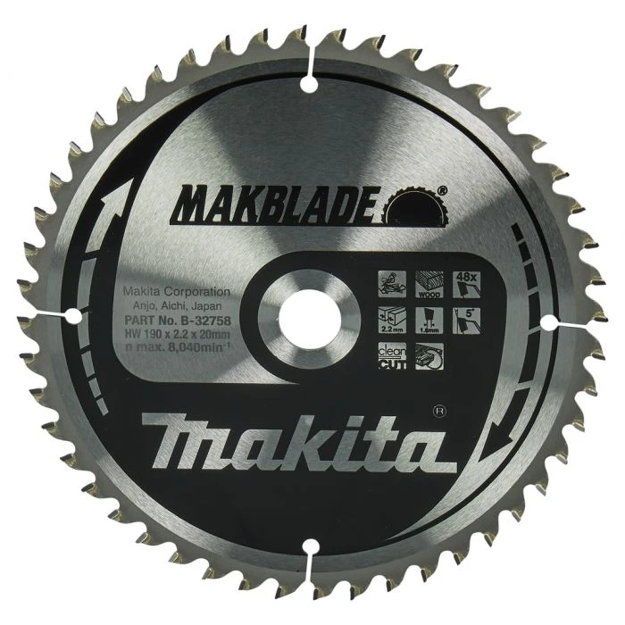 Makita B-32758 Afkortzaagblad Hout 1 Makita B-32758 Afkortzaagblad Hout