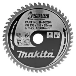 Makita B-40294 Cirkelzaagblad Aluminium