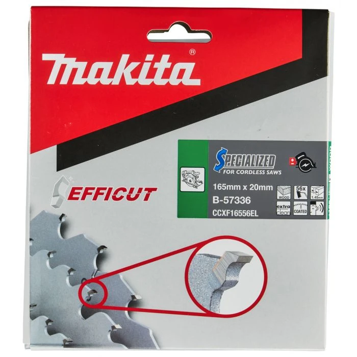 Makita B-57336 Cirkelzaagblad Hout 2 Makita B-57336 Cirkelzaagblad Hout - Afbeelding 2