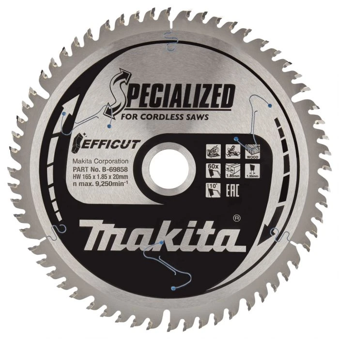 Makita B-69858 Afkortzaagblad Hout 2 Makita B-69858 Afkortzaagblad Hout - Afbeelding 2