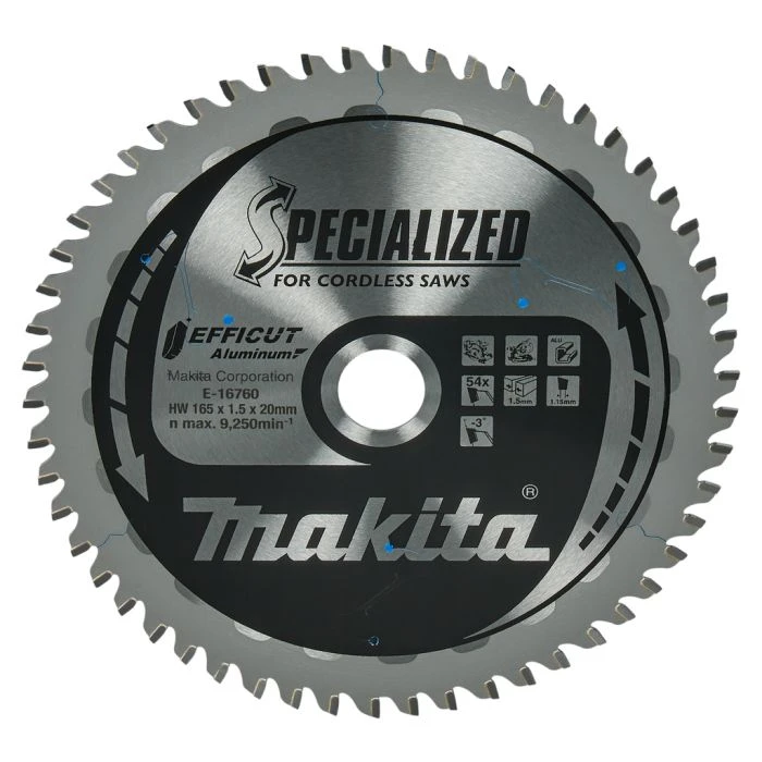 Makita E-16760 Afkort- En Cirkelzaagblad Aluminium 7 Makita E-16760 Afkort- En Cirkelzaagblad Aluminium - Afbeelding 7